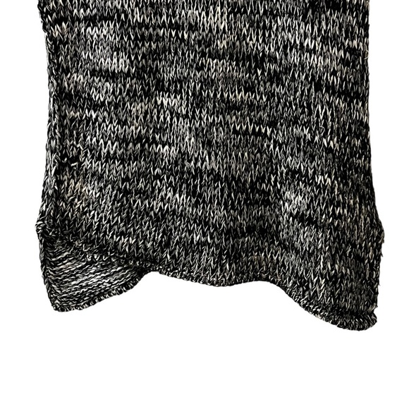 Cleobella Mock Neck Sleeveless Textured Knit Asymetric Sweater Tunic S Marbled - Picture 3 of 12